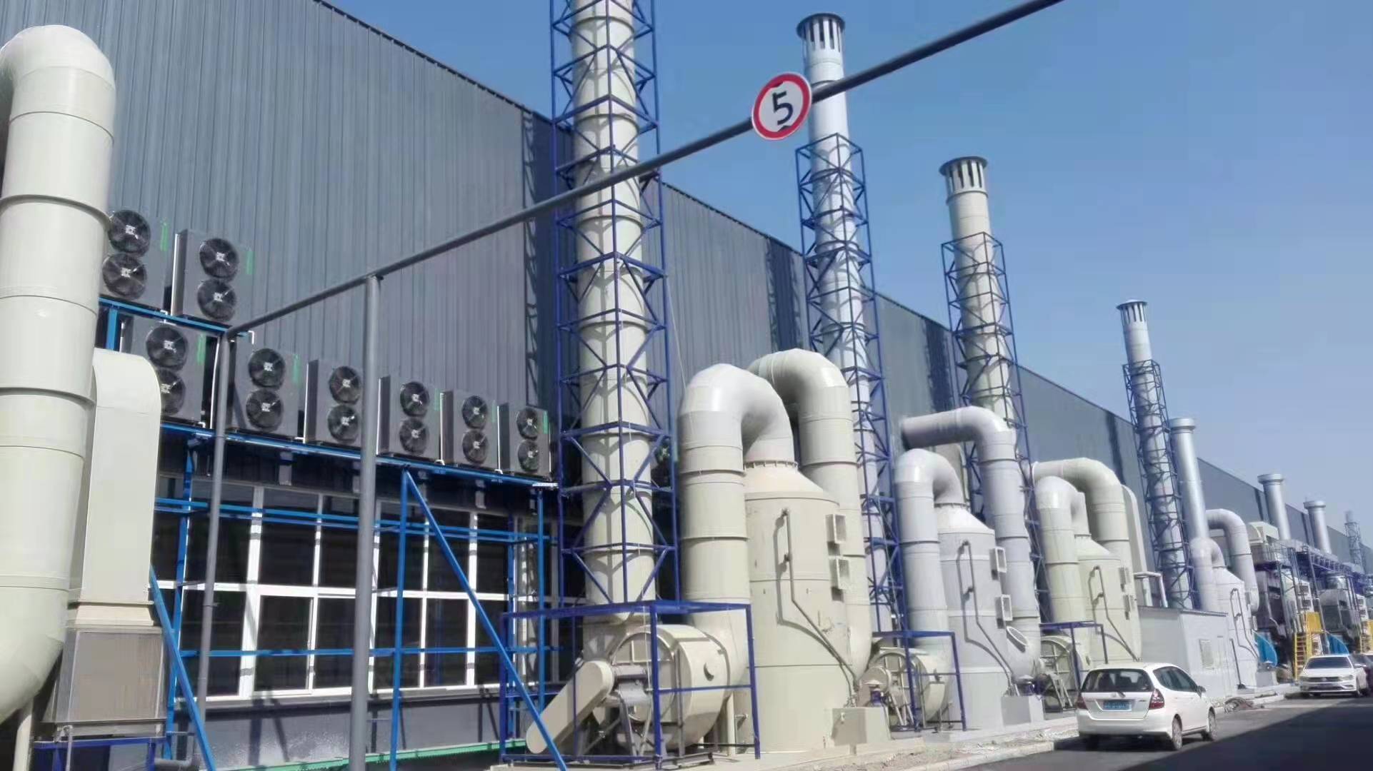 镇江乳胶制品厂好评！万事娱乐喷淋塔发挥大作用！